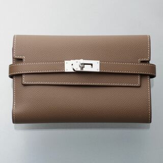 エルメス(Hermes)のK3738M 美品 エルメス ミディアムケリー デプリアント エプソン 財布(財布)