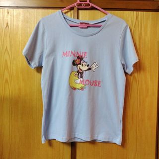 ディズニー(Disney)の【新品　未使用】ミッキーマウス　ミニーマウス　ディズニー　Tシャッ　半袖 　M(Tシャツ(半袖/袖なし))