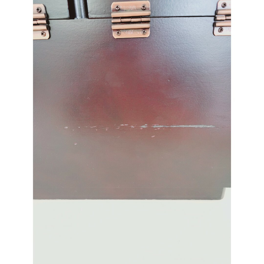 鎌倉彫り裁縫箱中古　ソーイングボックス インテリア/住まい/日用品の収納家具(ケース/ボックス)の商品写真