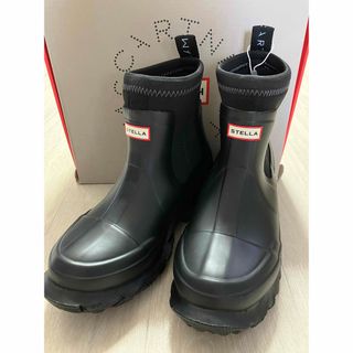 ステラマッカートニー(Stella McCartney)のステラマッカートニー　ハンター　レインブーツ　ブラック　未使用　正規品(レインブーツ/長靴)