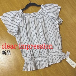 クリアインプレッション(CLEAR IMPRESSION)の新品タグ付き　クリアインプレッション　トップス(シャツ/ブラウス(長袖/七分))