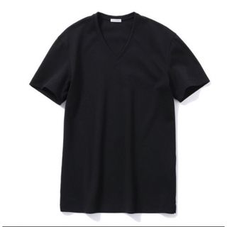 バーニーズニューヨーク(BARNEYS NEW YORK)の❷【黒Ｖ２点】クロスクローゼット Suvin Platinum Vネック(Tシャツ/カットソー(半袖/袖なし))