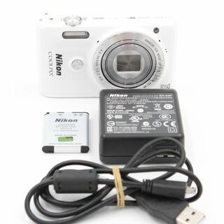 ニコン(Nikon)の★良品★ Nikon ニコン COOLPIX S6900 ナチュラルホワイト(コンパクトデジタルカメラ)