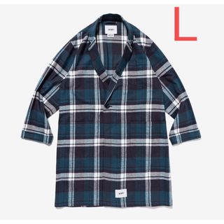 WTAPS GOWN COAT COTTON FLANNEL TEXTILE L