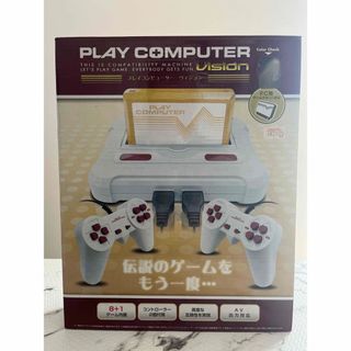 プレイ コンピューター ヴィジョン FCカセット　４個付き！　ジャンク(家庭用ゲーム機本体)