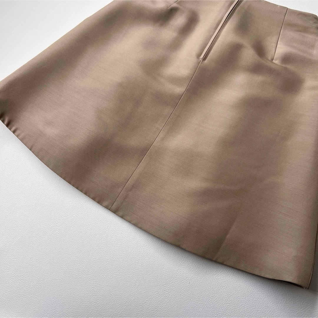 FOXEY(フォクシー)の美品　Foxey フォクシー　フレアスカート　マンハッタンスカート　シルクウール レディースのスカート(ひざ丈スカート)の商品写真