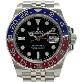 ロレックス(ROLEX)の☆☆ROLEX ロレックス GMTマスター2 126710BLRO ブラック 自動巻き メンズ 腕時計 箱・ギャランティカード有(腕時計(アナログ))