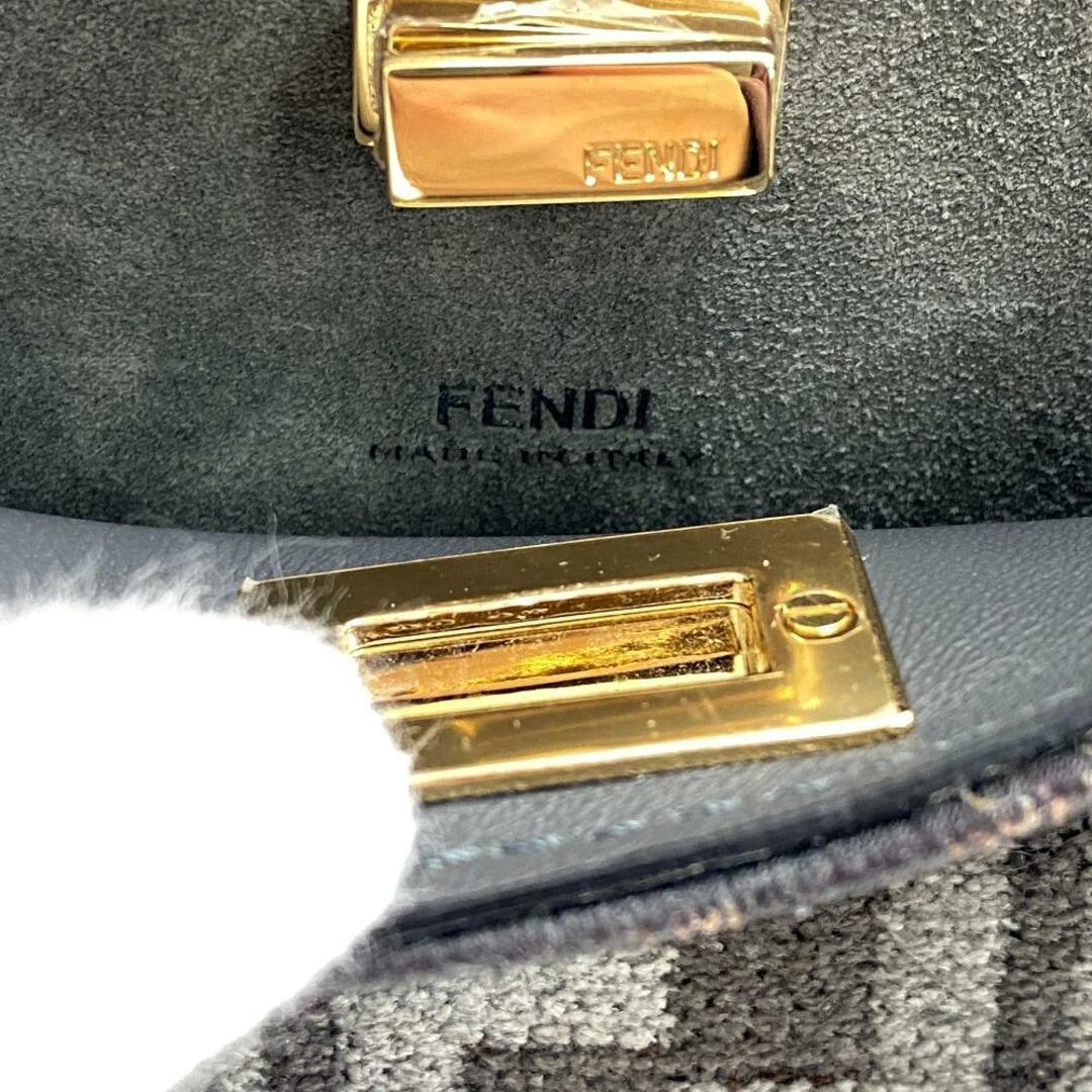 FENDI(フェンディ)のフェンディ FENDI ハンドバッグ
 ズッカ マイクロ アイシーユー ピーカブー グレー レディースのバッグ(ハンドバッグ)の商品写真