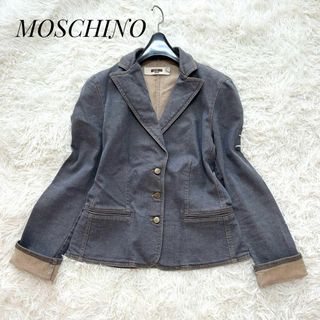 MOSCHINO - 【美品】MOSCHINO JEANS デニムジャケット テーラードジャケット