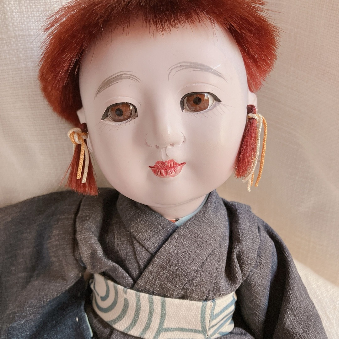 市松人形　日本人形　男の子 エンタメ/ホビーの美術品/アンティーク(その他)の商品写真
