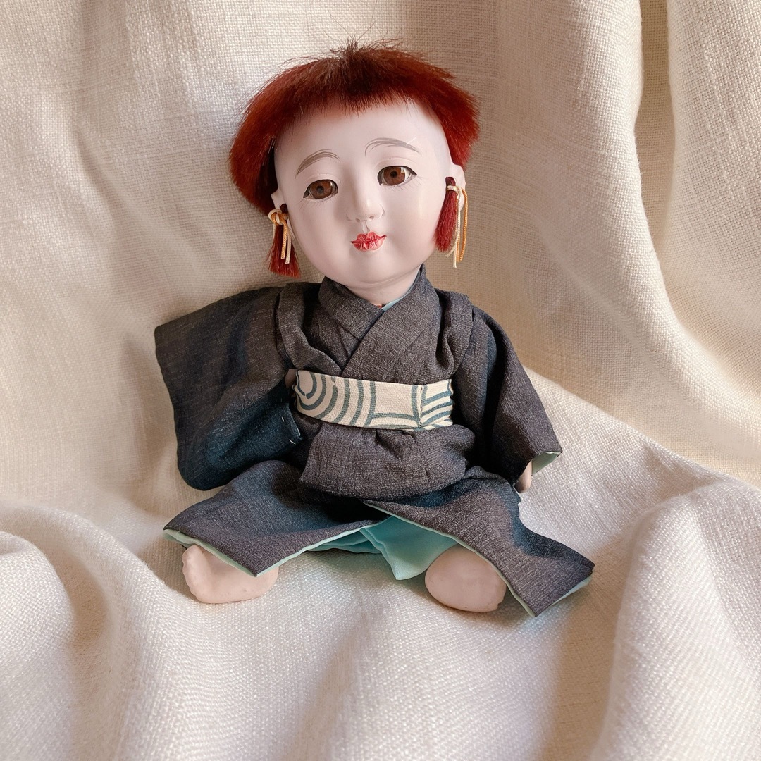 市松人形　日本人形　男の子 エンタメ/ホビーの美術品/アンティーク(その他)の商品写真