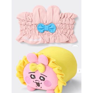 オパンチュウサギ(おぱんちゅうさぎ)の新品　GU おぱんちゅうさぎ ヘアバンド　ポーチ　セット(キャラクターグッズ)