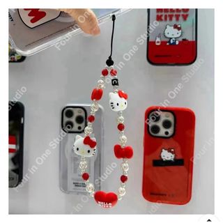 【新品】ハローキティHello Kitty ビーズストラップ