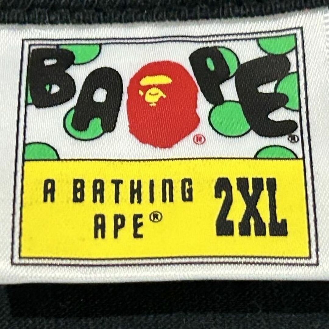 A BATHING APE(アベイシングエイプ)の＊アベイシングエイプ BABY MILO 長袖カットソー Tシャツ 2XL メンズのトップス(Tシャツ/カットソー(七分/長袖))の商品写真