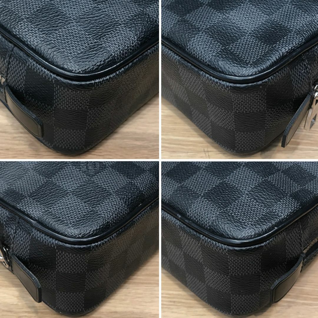 LOUIS VUITTON(ルイヴィトン)の美品 ルイヴィトン 現行 ダミエグラフィット トゥルーストワレPM ポーチ メンズのバッグ(セカンドバッグ/クラッチバッグ)の商品写真