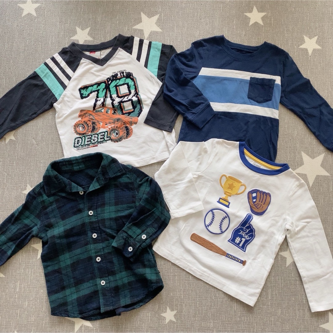 DIESEL(ディーゼル)の［送料込］　100サイズ  トップス　長袖 キッズ/ベビー/マタニティのキッズ服男の子用(90cm~)(Tシャツ/カットソー)の商品写真