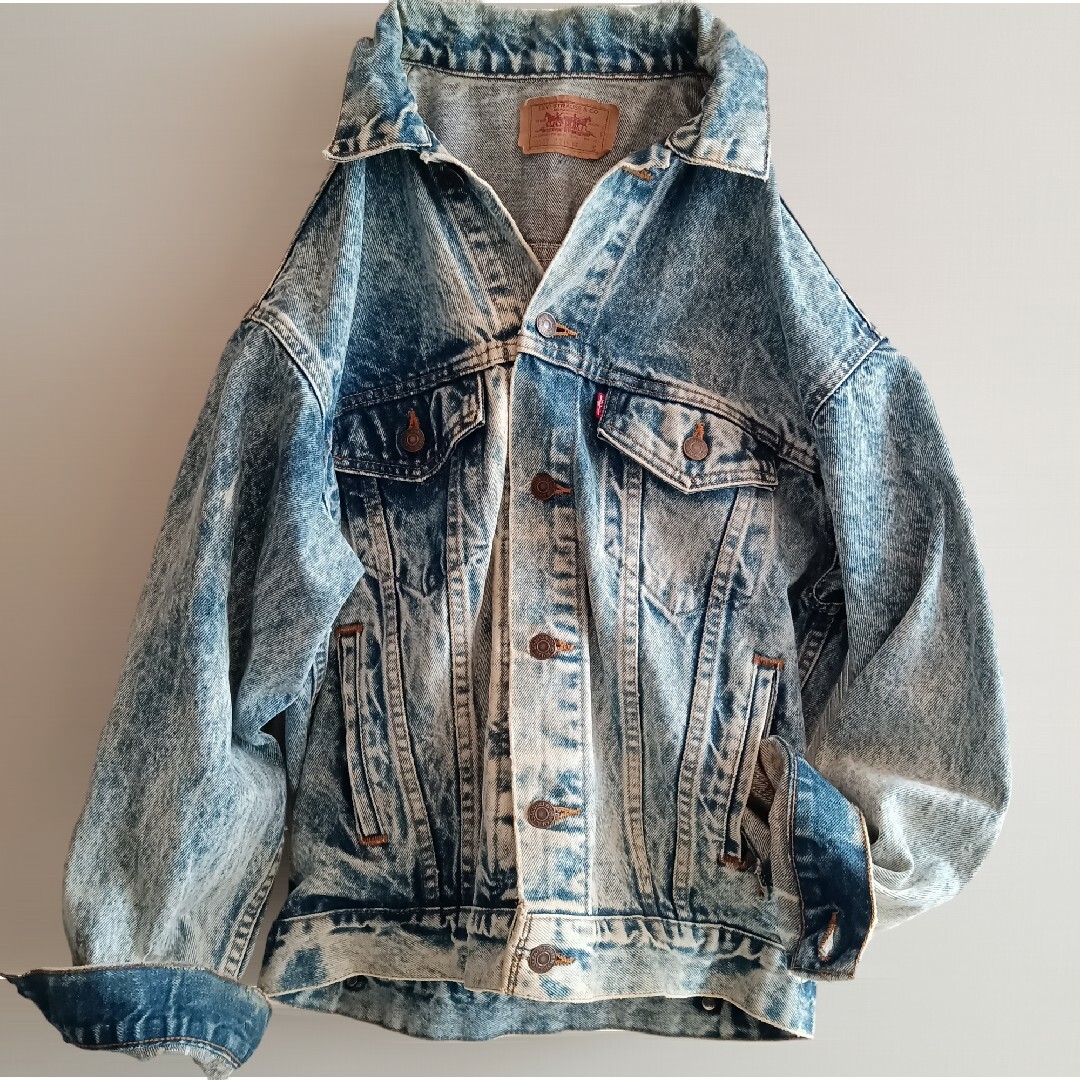 Levi's(リーバイス)の80s/Vintage/Levi's♡春秋大活躍！Ｇジャン　ケミカルウォッシュ メンズのジャケット/アウター(Gジャン/デニムジャケット)の商品写真