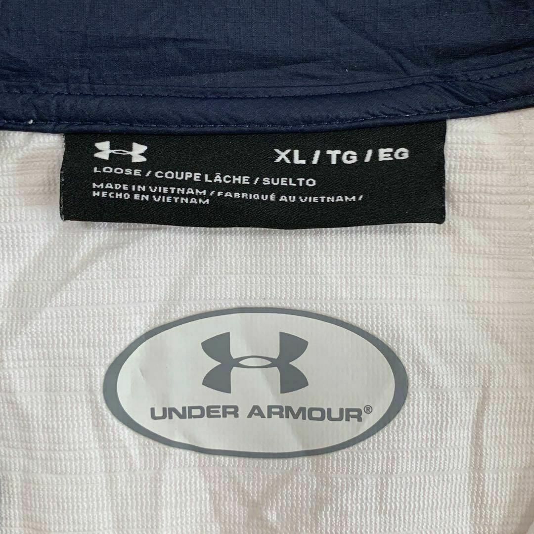 UNDER ARMOUR(アンダーアーマー)のUNDER ARMOUR 半袖 ウィンドブレーカー XLサイズ メンズのトップス(ジャージ)の商品写真