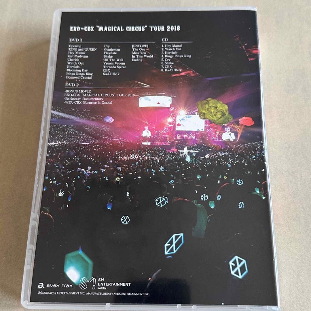 EXO-CBX MAGICAL CIRCUS TOUR2018 DVD 初回限定 エンタメ/ホビーのDVD/ブルーレイ(ミュージック)の商品写真