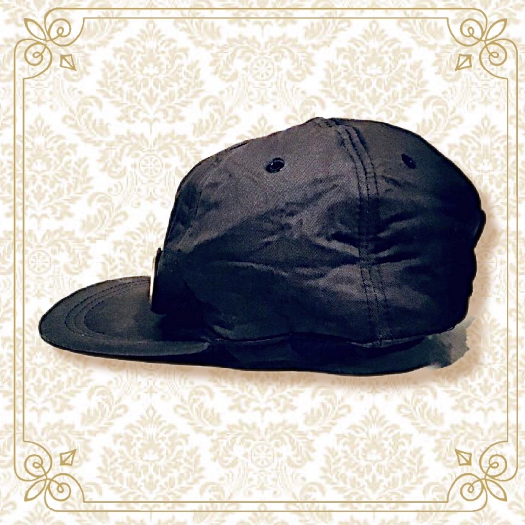 【ゴージャス】王冠クラウンモチーフ＊プレート付きメンズキャップ メンズの帽子(キャップ)の商品写真