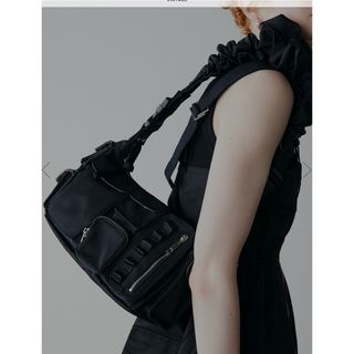 アメリヴィンテージ(Ameri VINTAGE)の2WAY SHOULDER MILITARY BAG ブラック(ショルダーバッグ)