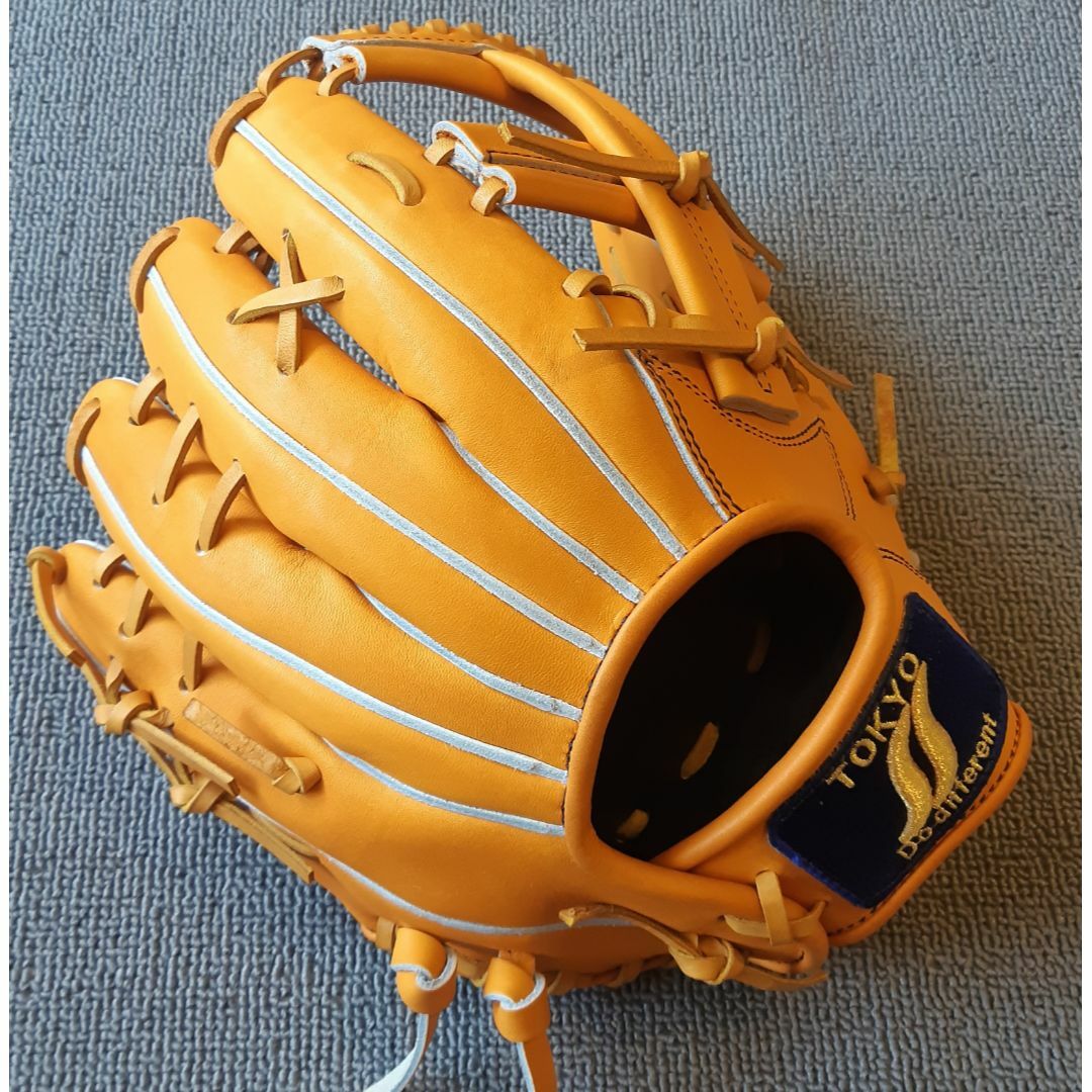 SPEED STAR 野球内野手用グローブ　右投げ　SS-4U　オレンジ  スポーツ/アウトドアの野球(グローブ)の商品写真