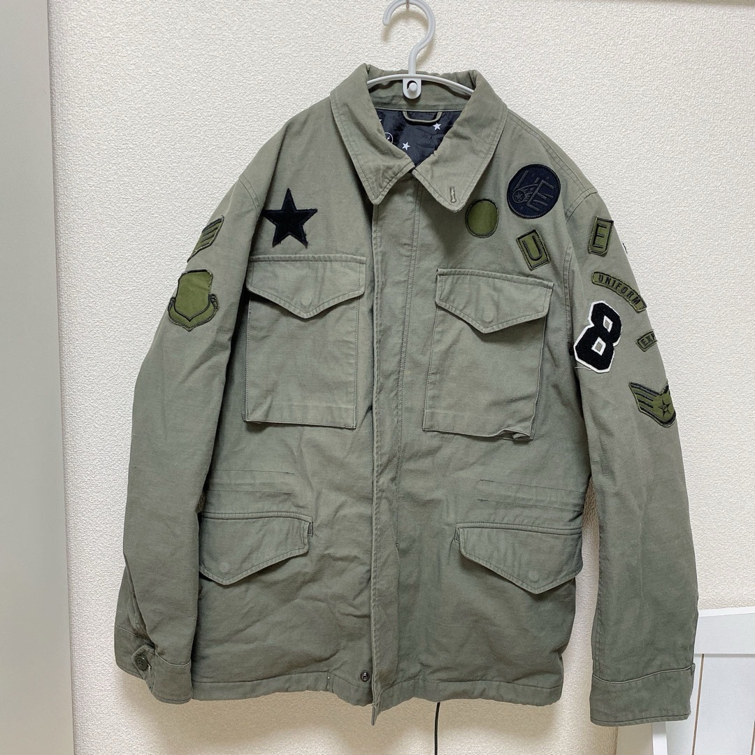 uniform experiment(ユニフォームエクスペリメント)のuniform experimentマルチワッペン M-51 フィールドブルゾン メンズのジャケット/アウター(ブルゾン)の商品写真
