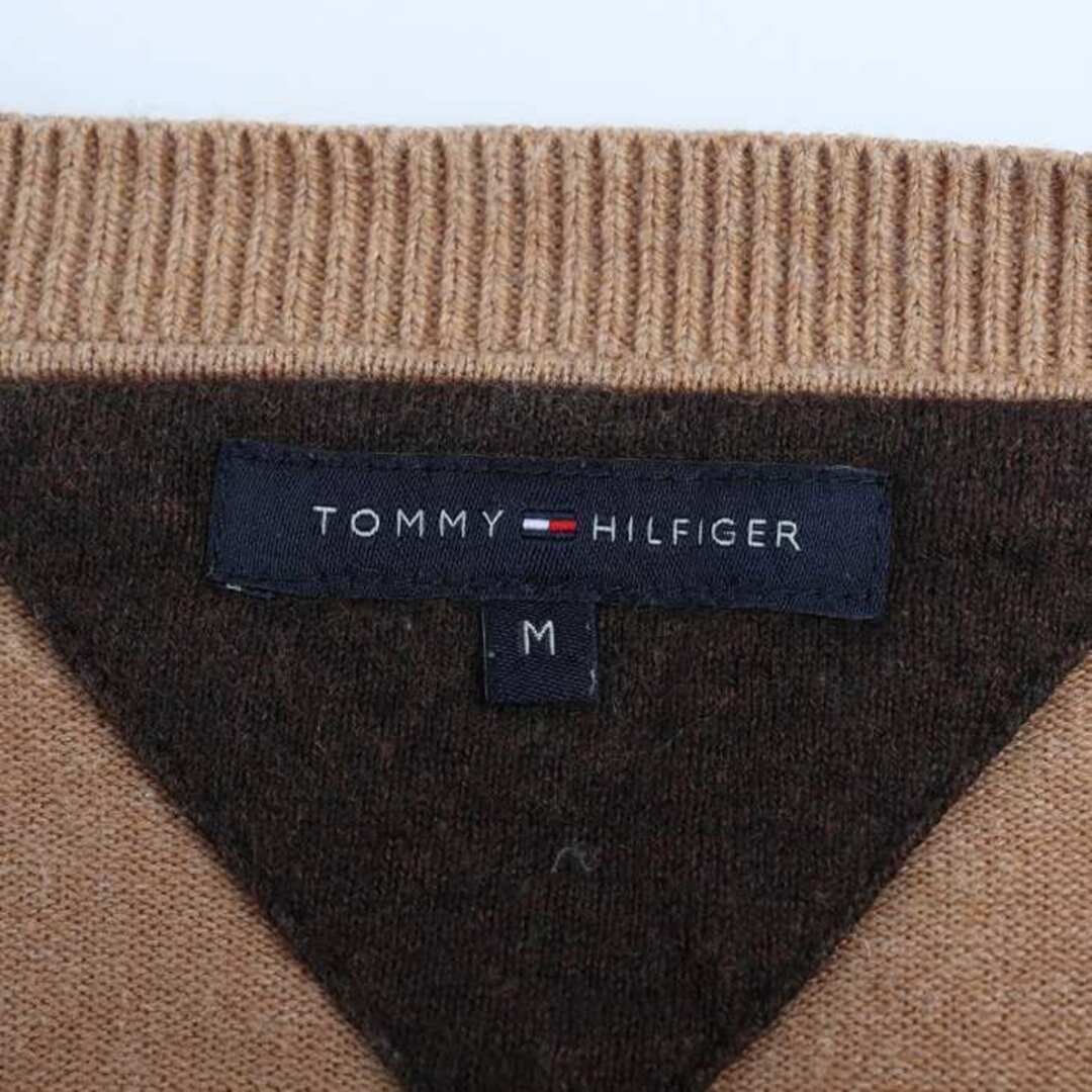 TOMMY HILFIGER(トミーヒルフィガー)のトミーヒルフィガー ニット セーター トップス カットソー カシミア混 レディース Mサイズ ベージュ TOMMY HILFIGER レディースのトップス(ニット/セーター)の商品写真