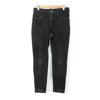 ザラ(ZARA)のザラ デニムパンツ テーパード ジーンズ スキニー Z1975 レディース 38サイズ ブラック ZARA(デニム/ジーンズ)