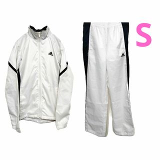 アディダス(adidas)のadidas アディダス ウインドブレーカー ジャージ ホワイト S(ウェア)