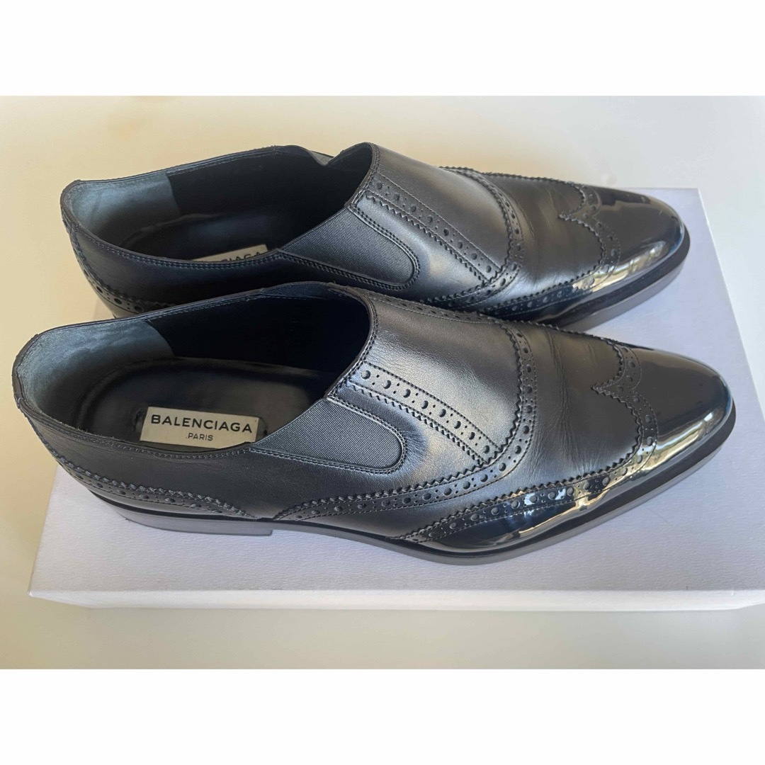 Balenciaga(バレンシアガ)の29.5cm バレンシアガ ブラック 341779 牛革 メンズの靴/シューズ(ドレス/ビジネス)の商品写真