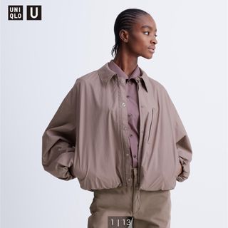 ユニクロ(UNIQLO)のUNIQLO U ボリュームスリーブコクーンブルゾン(ブルゾン)