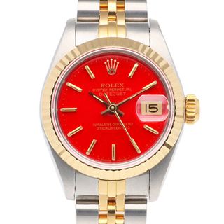 ロレックス(ROLEX)のロレックス デイトジャスト 腕時計 時計 ステンレススチール 69173 自動巻き レディース 1年保証 ROLEX  中古(腕時計)