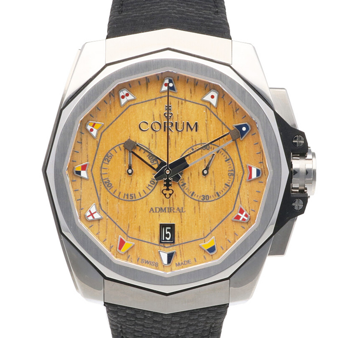 CORUM(コルム)のコルム アドミラル 45 ウッド 腕時計 時計 ステンレススチール 116.101.20/F249 AW02 自動巻き メンズ 1年保証 CORUM  中古 メンズの時計(腕時計(アナログ))の商品写真