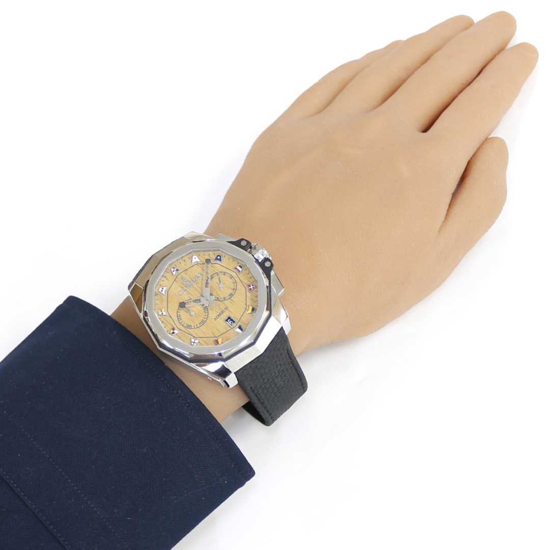 CORUM(コルム)のコルム アドミラル 45 ウッド 腕時計 時計 ステンレススチール 116.101.20/F249 AW02 自動巻き メンズ 1年保証 CORUM  中古 メンズの時計(腕時計(アナログ))の商品写真