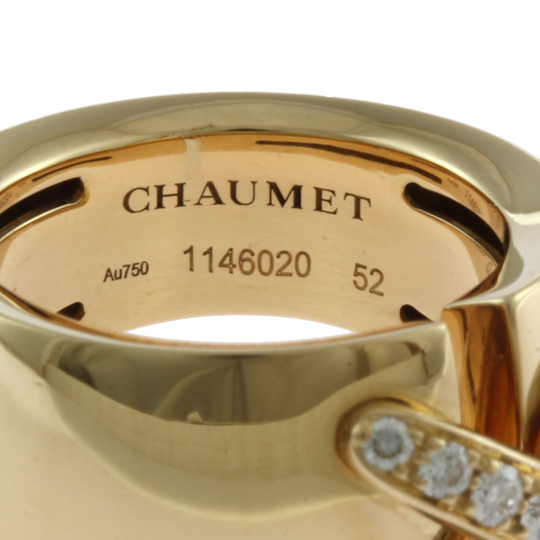 CHAUMET(ショーメ)のショーメ マキシ リアン  リング 指輪 11.5号 18金 K18イエローゴールド ダイヤモンド レディース Chaumet  中古 レディースのアクセサリー(リング(指輪))の商品写真