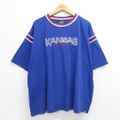 XL★古着 半袖 フットボール Tシャツ メンズ 00年代 00s カンザスジ…