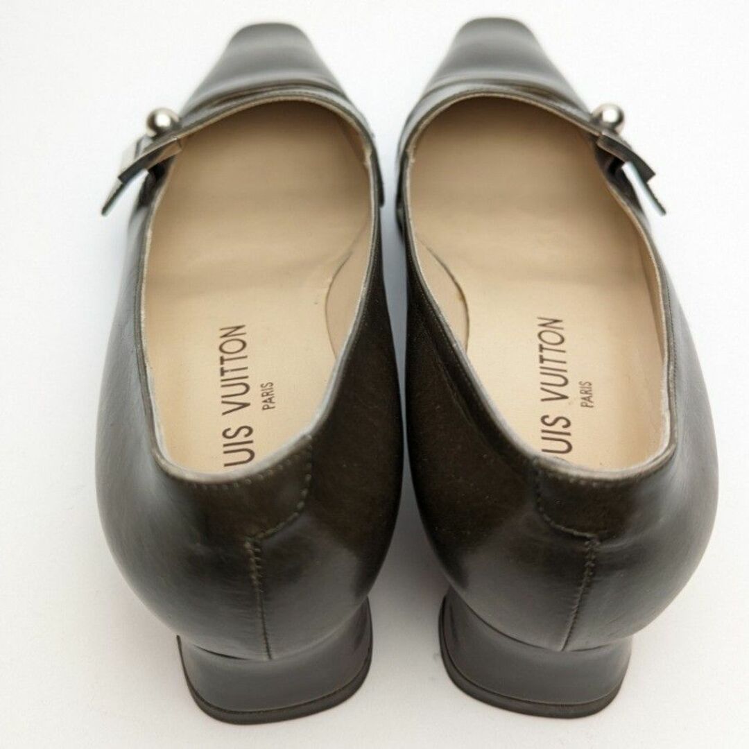 LOUIS VUITTON(ルイヴィトン)のルイヴィトン　パンプス　36.5　約23.5cmカーキ　LouisVuitton レディースの靴/シューズ(ハイヒール/パンプス)の商品写真
