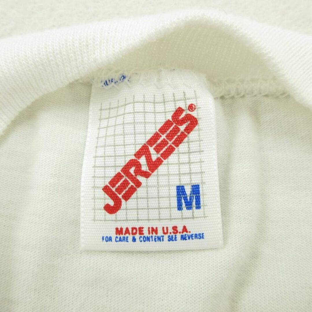 FILA(フィラ)のM★古着 半袖 ビンテージ Tシャツ メンズ 80年代 80s フィラデルフィア ペイズリー柄 クルーネック USA製 白 ホワイト 23jul12 中古 メンズのトップス(Tシャツ/カットソー(半袖/袖なし))の商品写真