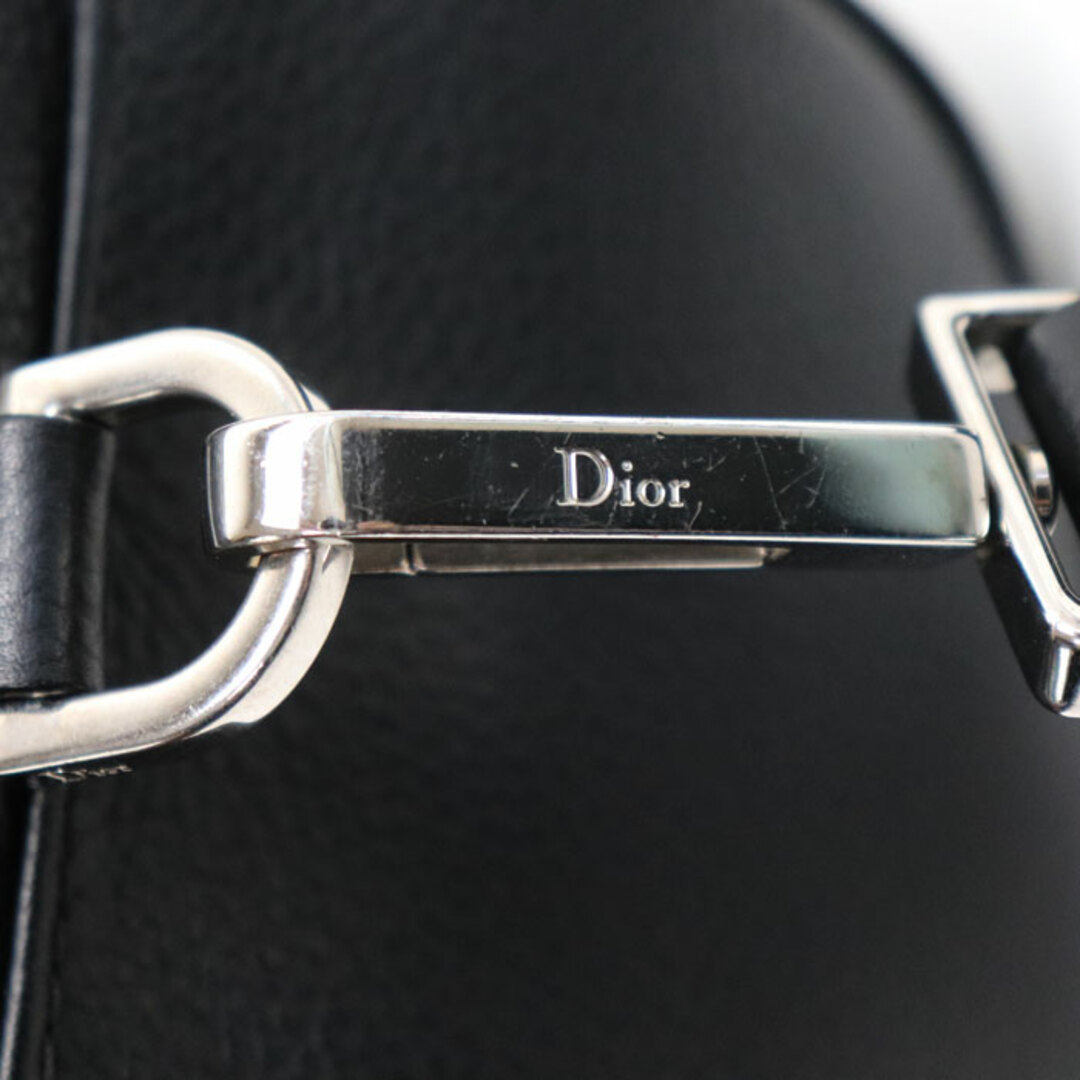 Christian Dior(クリスチャンディオール)のChristian Dior クリスチャンディオール アトリエ ローラー ミニ ドラム ショルダーバッグ ブラック 1ATPO061 レディース【中古】 レディースのバッグ(ショルダーバッグ)の商品写真