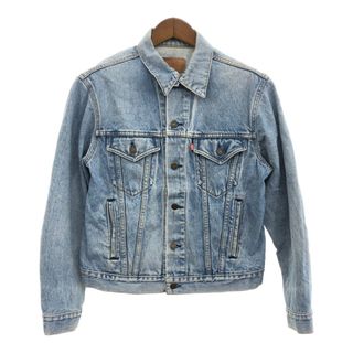 リーバイス(Levi's)の90年代 Levi's リーバイス 70606-0214 デニムトラッカージャケット アメカジ ブルー (メンズ 42) 中古 古着 P8835(Gジャン/デニムジャケット)