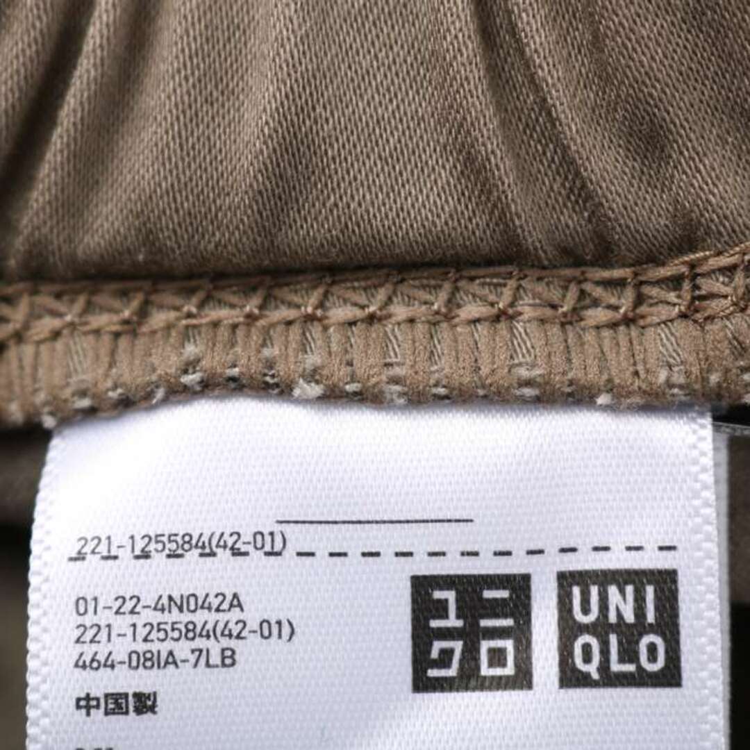 UNIQLO(ユニクロ)のユニクロ パンツ テーパード ウエストゴム レディース XLサイズ ブラウン UNIQLO レディースのパンツ(その他)の商品写真