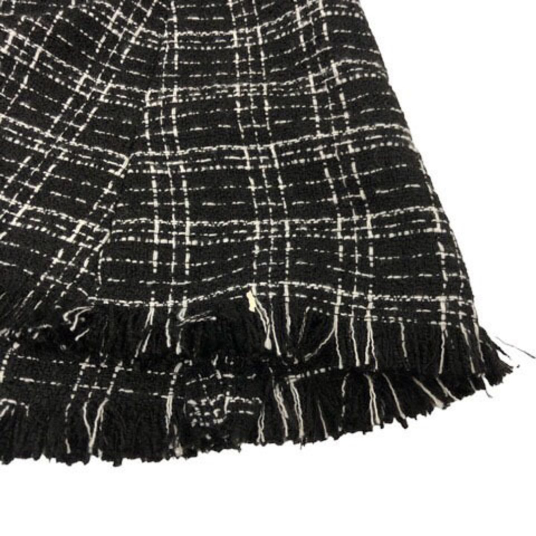 グラシア スカート ロング マーメイド ツイード チェック M ブラック レディースのスカート(その他)の商品写真