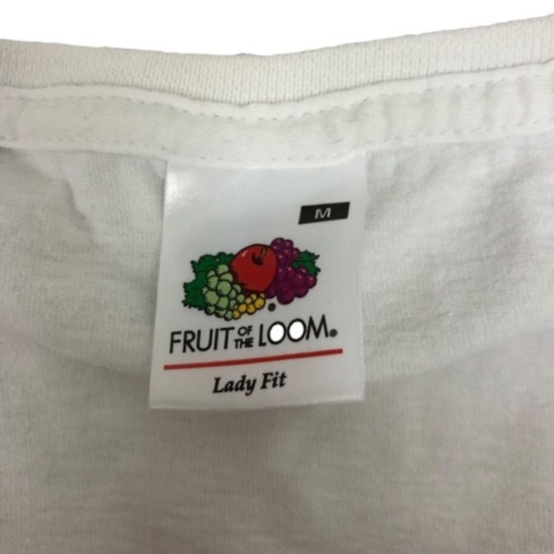 FRUIT OF THE LOOM Tシャツ 半袖 ビーズ装飾 白 銀 金 レディースのトップス(Tシャツ(半袖/袖なし))の商品写真