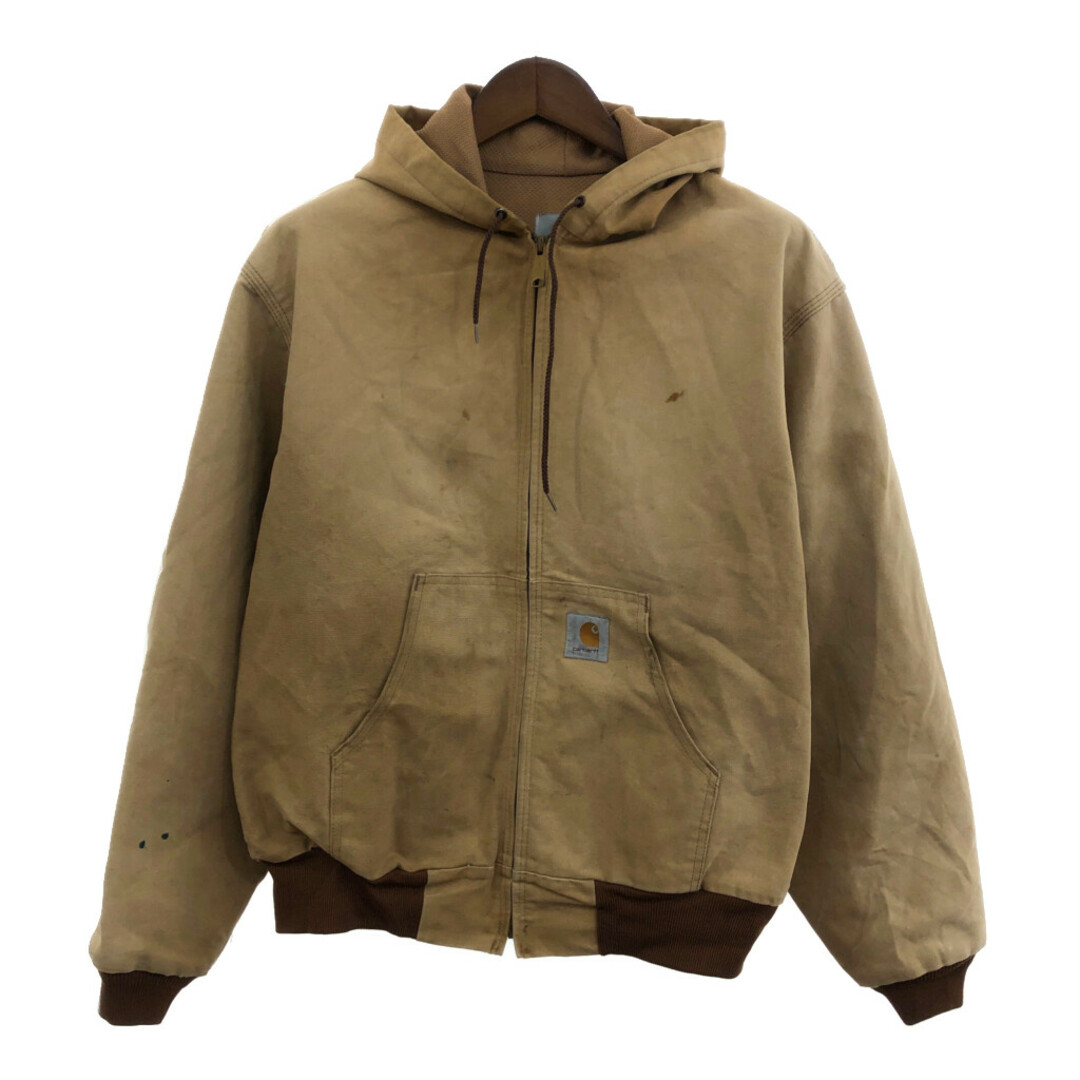 carhartt(カーハート)のCarhartt カーハート アクティブパーカー ジャケット ダック ワーク ブラウン (メンズ L相当) 中古 古着 P8912 メンズのジャケット/アウター(その他)の商品写真