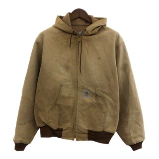 カーハート(carhartt)のCarhartt カーハート アクティブパーカー ジャケット ダック ワーク ブラウン (メンズ L相当) 中古 古着 P8912(その他)