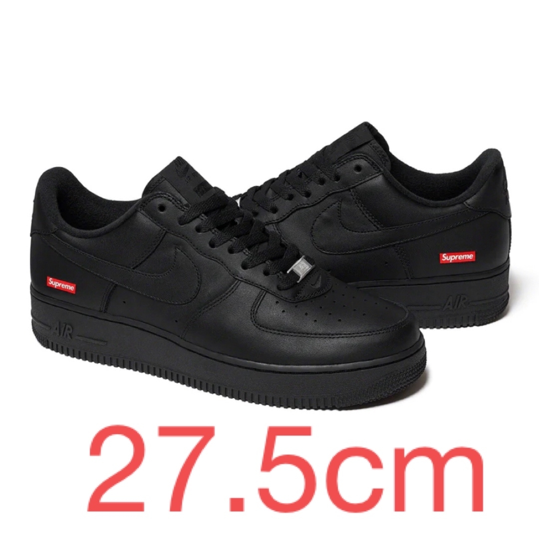 Supreme(シュプリーム)のSupreme Nike Air Force 1 Low Black US9.5 メンズの靴/シューズ(スニーカー)の商品写真