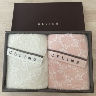 celine - CELINE セリーヌ フェイスタオル 2枚セット