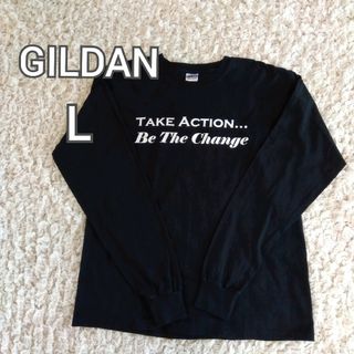 ギルタン(GILDAN)の【Ｌ】GILDAN　長袖Tシャツ(Tシャツ/カットソー(七分/長袖))