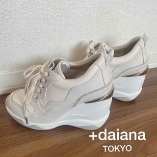 DIANA - ＋daiana  ダイアナ6cmヒールスニーカー